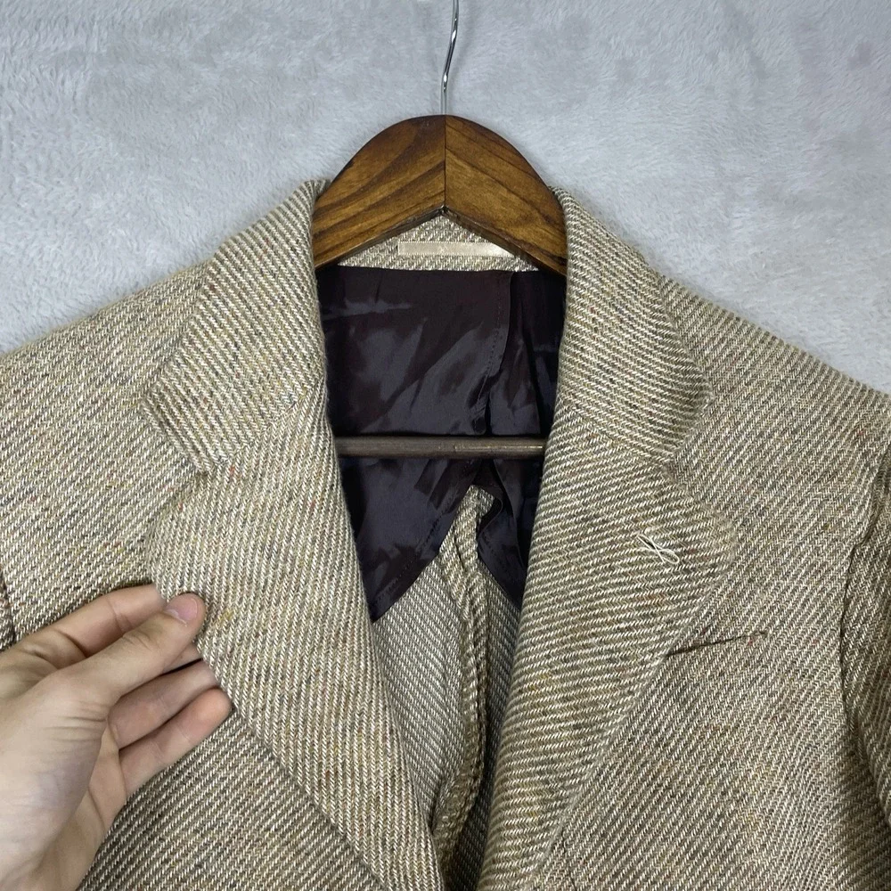 Spier & Mackay Blazer Jacket Men 38 Sport Coat Unlined Lanificio Wool Sartorial